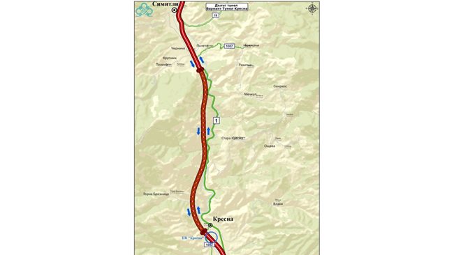 Restart for “Struma”, the option with a tunnel through the gorge returns