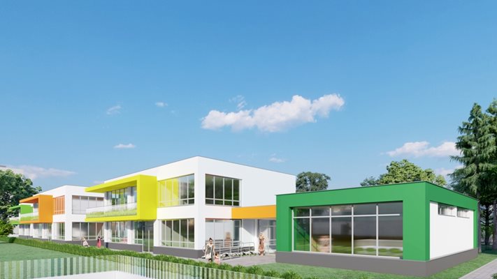 Нова сграда за детска градина в ж.к. “Дружба“ Снимка: Пресцентър на Столична община
