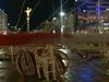 Ураганният вятър събори част от коледната украса в София