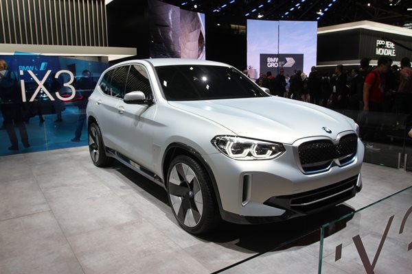 Електрическият джип BMW iX3 ще излезе на пазара в Европа в началото на 2020 година.