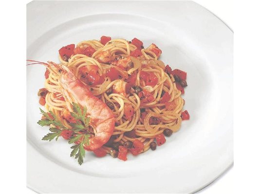 Специалитети с паста и морски дарове са характерни за Италия.