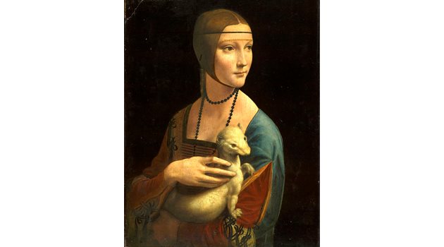 "Дамата с хермелина", 1489 – 1490, Музей на Чарториски, Краков