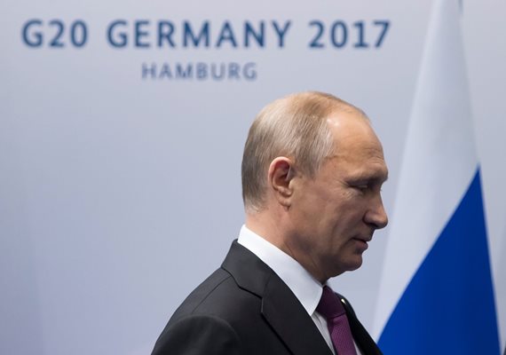 Владимир Путин на срещата на Г-20. Снимка РОЙТЕРС