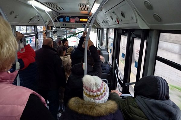 Автобусите в Пловдив са претъпкани