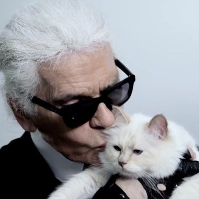 Карл Лагерфелд с котката Шупет СНИМКА: инстаграм/choupettesdiary