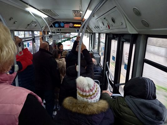 Автобусите в Пловдив са претъпкани