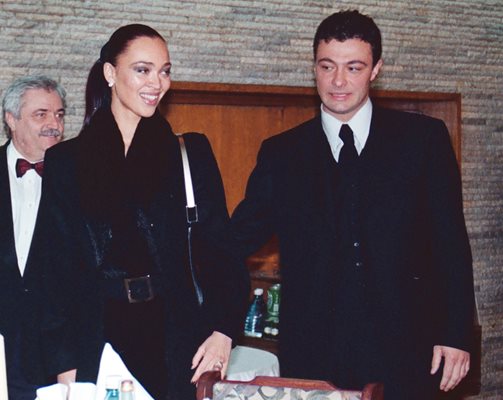 Жоро Илиев и съпругата му Мая
