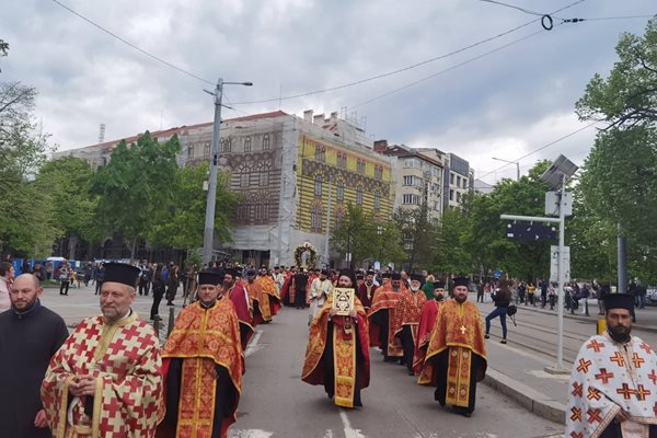 Мощите на Свети Георги пристигнаха в София Снимка: Йордан Симеонов