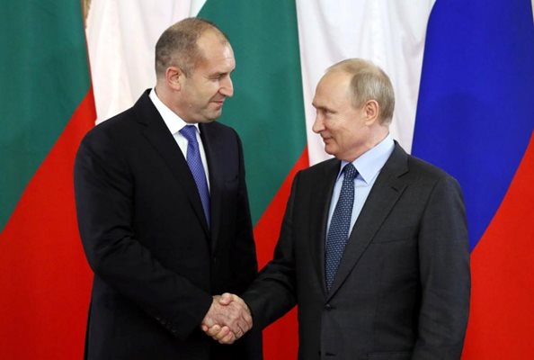Президентът Румен Радев с Владимир Путин