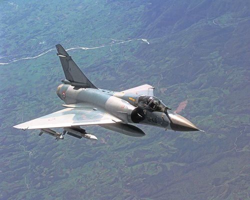 Такива "Мираж 2000" на ВВС на Франция са доближили руските граници над Черно море