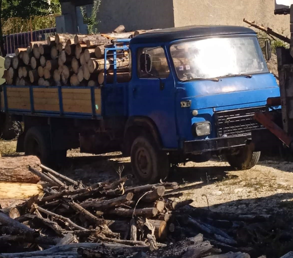 Горски спипаха два камиона с дърва край Гърмен без превозни билети