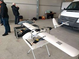 Първи тест за управление на дронове в зона за летенето им