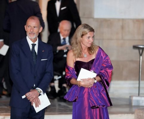 Княз Кирил и Катрин Бътлър по време на сватбата на гръцкия принц
/ СНИМКА: BEKIA.ES