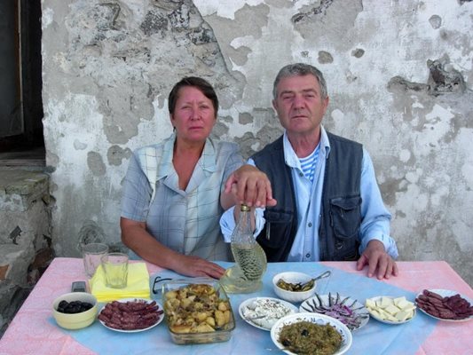 С голямата си любов - актрисата Доротея Тончева