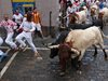 Двама с контузии след днешното пускане на бикове в Памплона (Снимки)