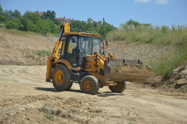 Рестартираха строежа на ул. "Промишлена" в Благоевград.