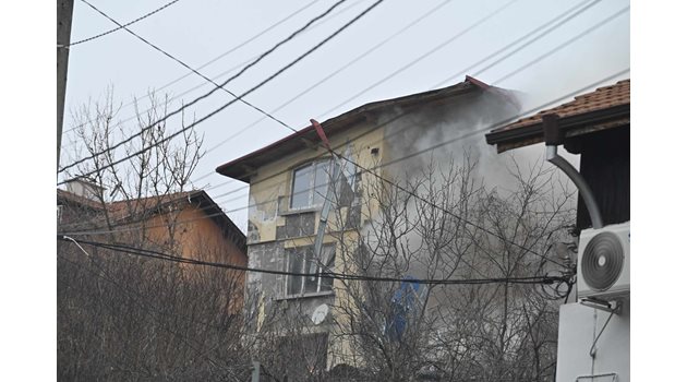 Взривената къща в Банкя Снимка: Георги Палейков