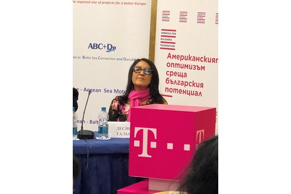 Десислава Тальокова, изпълнителен директор на фондация “Америка за България”