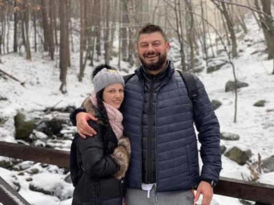 Nikolay Barekov with his wife Maria Kalenderska PHOTO: Facebook / Nikolay Barekov