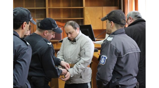 30-годишният Христо Спасов в съдебната зала

