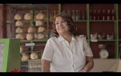 Така изглежда Мартина Вачкова в късометражния филм “За какво служи хлябът”.
