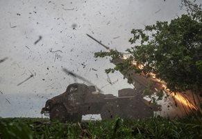 Украинска ракетна атака срещу руските сили Снимка: Ройтерс