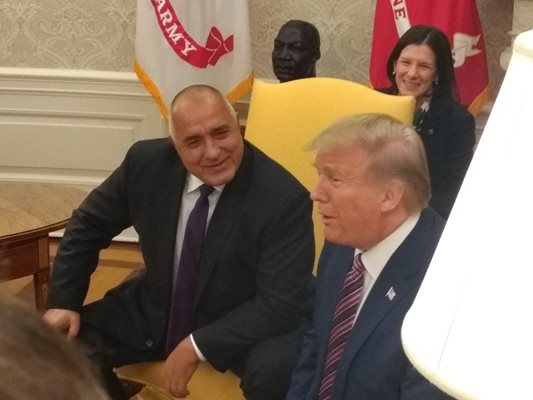 Доналд Тръмп посрещна Бойко Борисов в Белия дом. СНИМКИ И ВИДЕО: ВИКТОР ИВАНОВ