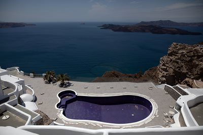 Santorini is preparing for the new tourist season. PHOTO: Reuters