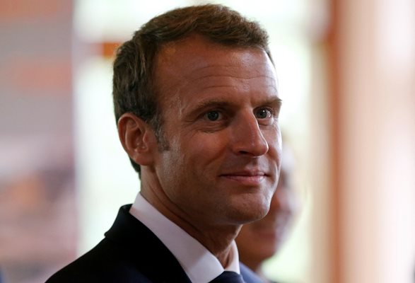 Президентът на Франция Еманюел Макрон   СНИМКА: Ройтерс