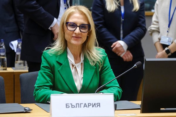 Милена Стойчева по време на редовното заседание на Съвета на Европейския съюз по конкурентоспособност
Снимка: Министерство на иновациите и растежа