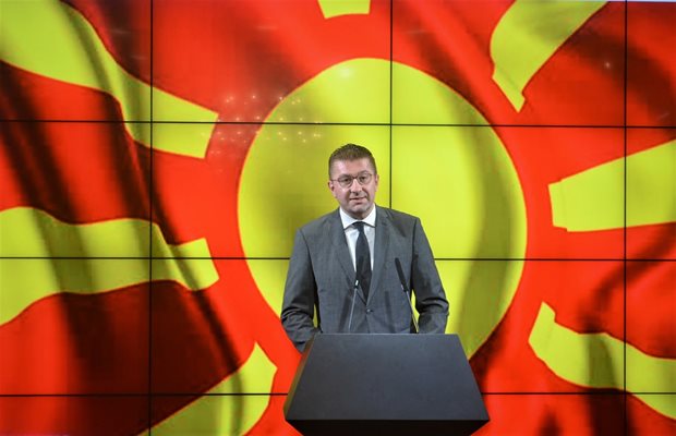Християн Мицкоски е лидер на най-голямата партия - ВМРО-ДПМНЕ, от 2017 г.
СНИМКА: ГЕТИ ИМИДЖИС