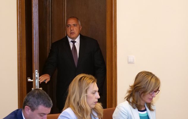 Борисов на заседание на Министерския съвет Снимка: Николай Литов
