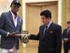Баскетболистът Денис Родман приключи поредното си посещение в Северна Корея