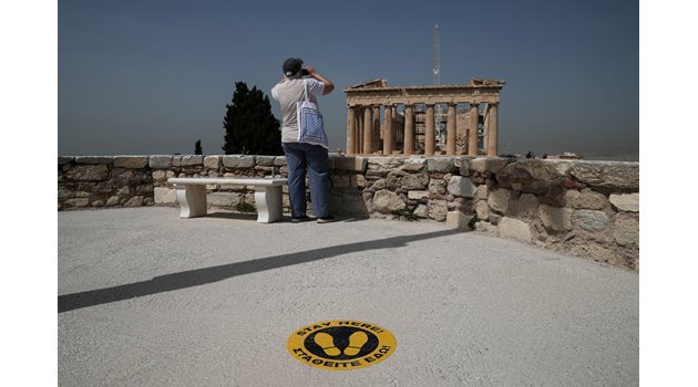 Кадър от Акропола в Атина: Ройтерс