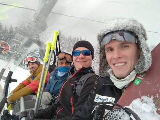 Гридин реши да покара сноуборд на Пампорово