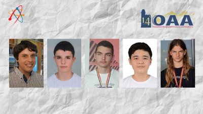 Страхотно представяне на български ученици по астрофизика, които спечелиха 5 медала от най-престижната надпревара този сезон.
Снимка: olympicbg.org