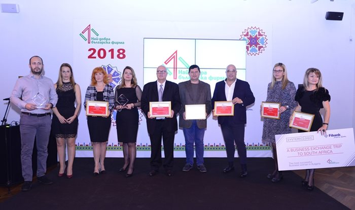 4 компании станаха победители в 8-ите поред награди на Fibank за най-добра българска фирма.