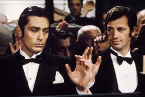 Ален Делон и Жан-Пол Белмондо в „Борсалино“ (1974)