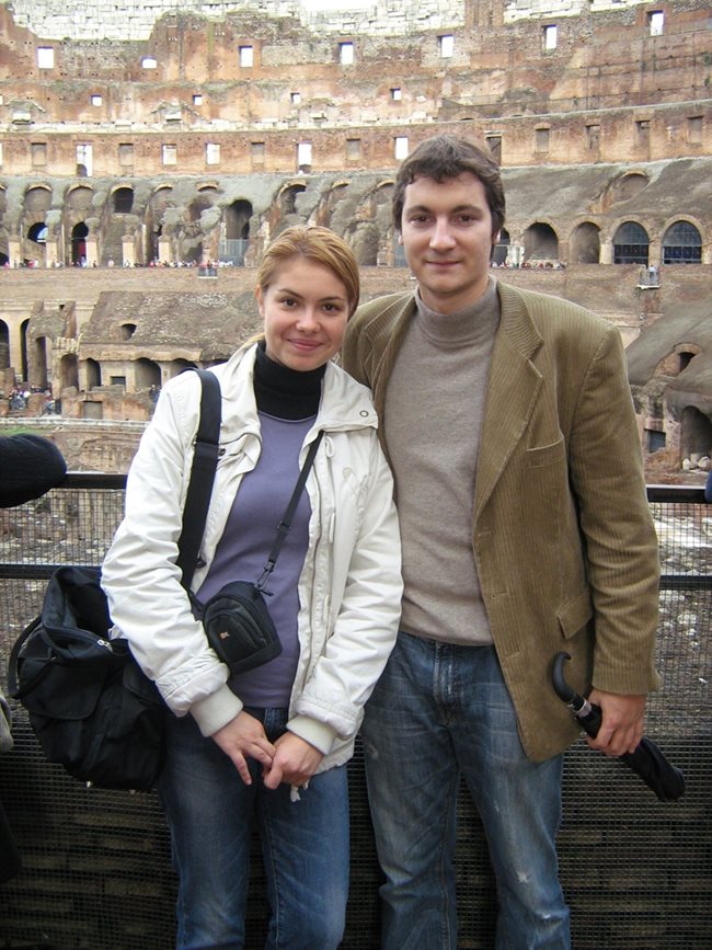 Крум и Ирина в Рим