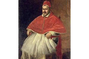 Папа Павел Пети, рисуван от четката на Караваджо. Именно този папа издава смъртна присъда на художника за убийство.
