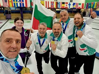 За първи път в историята - златни медали за България в кърлинга