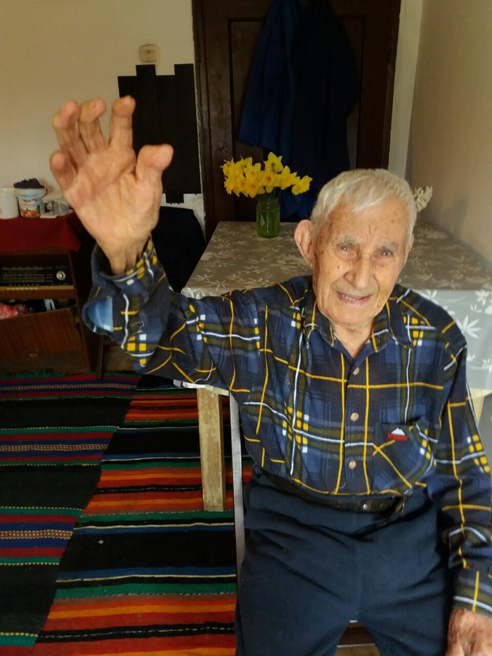 107-годишният Георги Георгиев е най-възрастният жител в Пловдивска област