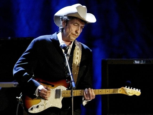 Боб Дилън през 2002