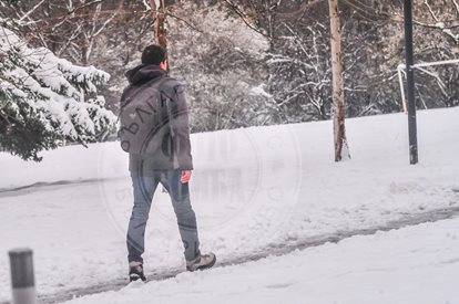 Митко Павлов броди в парка, пее песни