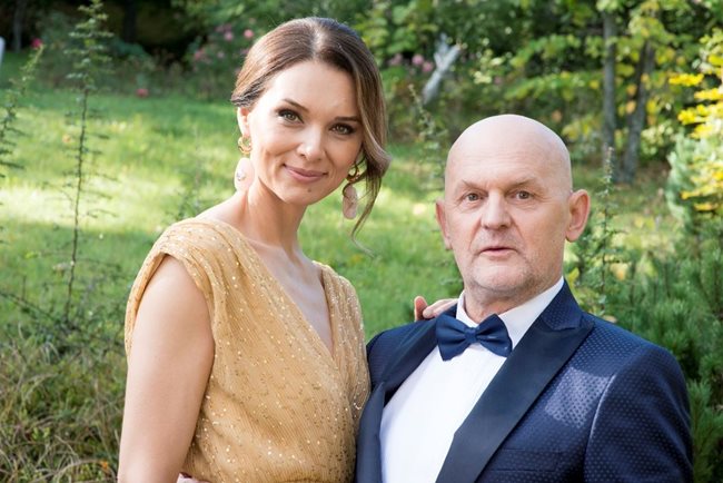 Вера Йорданова и Валентин Ганев, които са съпрузи в сериала