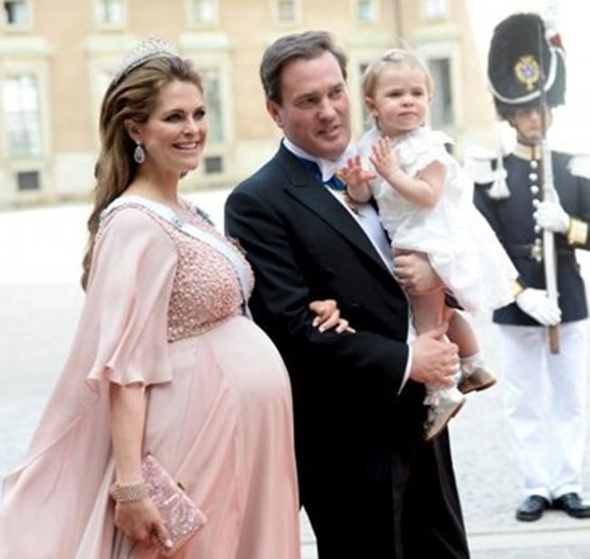 Принцеса Мадалена и съпругът й през 2015г. Снимка: Архив