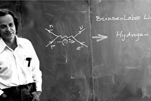 Един от големиет приноси на Файнман са неговите диаграми, с които много лесно физиците правят изчисленията си.