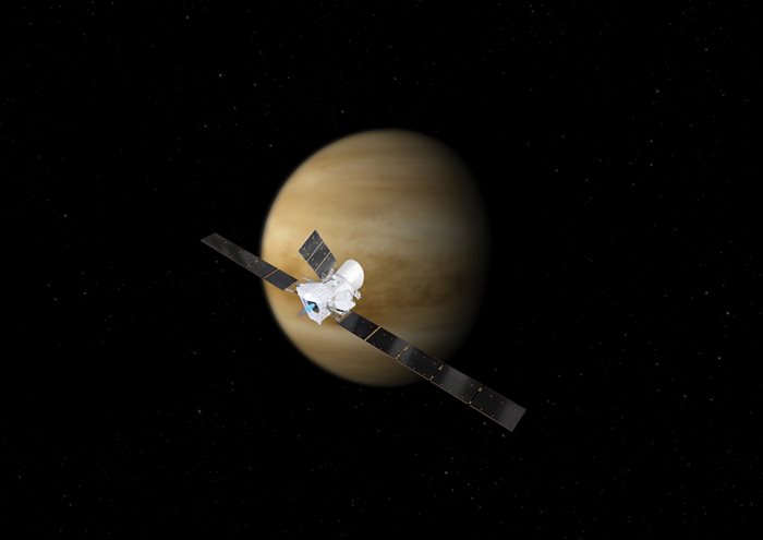 Слънчевата светлина, отразена от Венера, загрява космическия кораб с до 50 градуса Снимка: Туитър/ ESA Operations
