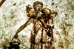 ГЛЕДНА ТОЧКА: В гробница в Рим от III в. бе открито изображението на Исус, на което е с тъмна кожа и къса коса.