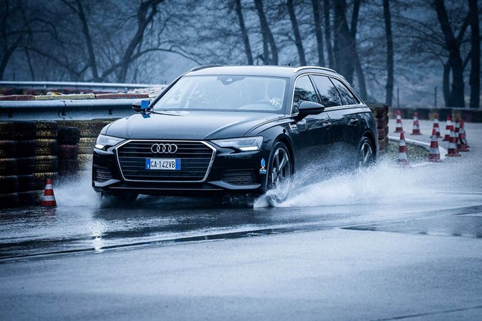 Easyrain работи чрез компютърна програма, наречена Aquaplaning Intelligent Solution (AIS). СНИМКА: AUDI MEDIA CENTER